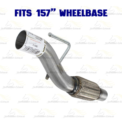 2011-2014 Ford F-150 3.7L 157in WB Stainless Steel Exhaust Resonator and Flex Pipe Kit