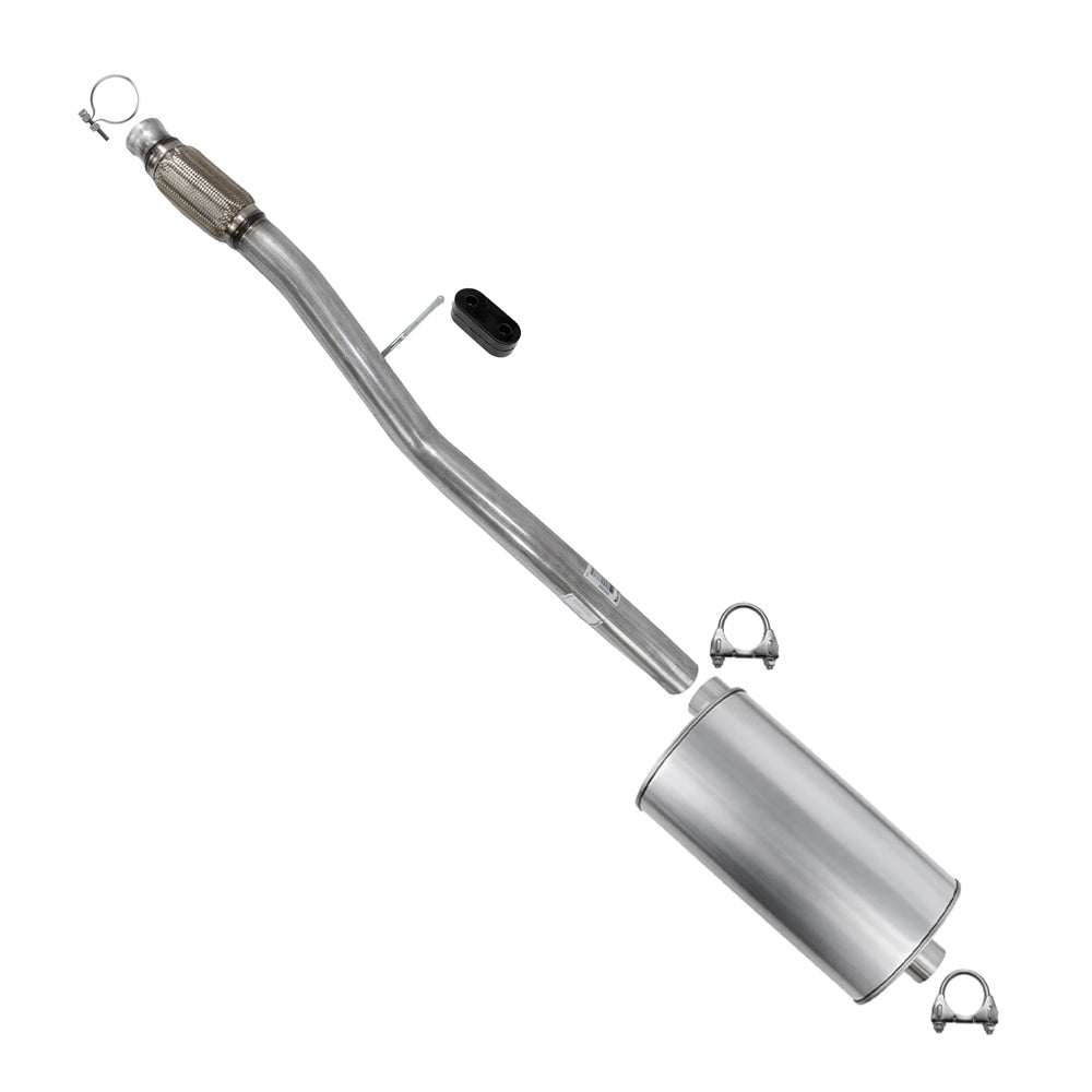 2014-2018 GMC Sierra 1500 4.3L 153in WB Exhaust Pipe and Muffler