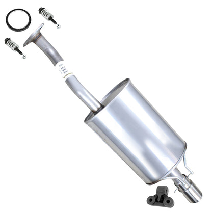 2006-2011 Honda Civic 1.3L & 1.8L Stainless Steel Rear Exhaust Muffler with Tip and hanger