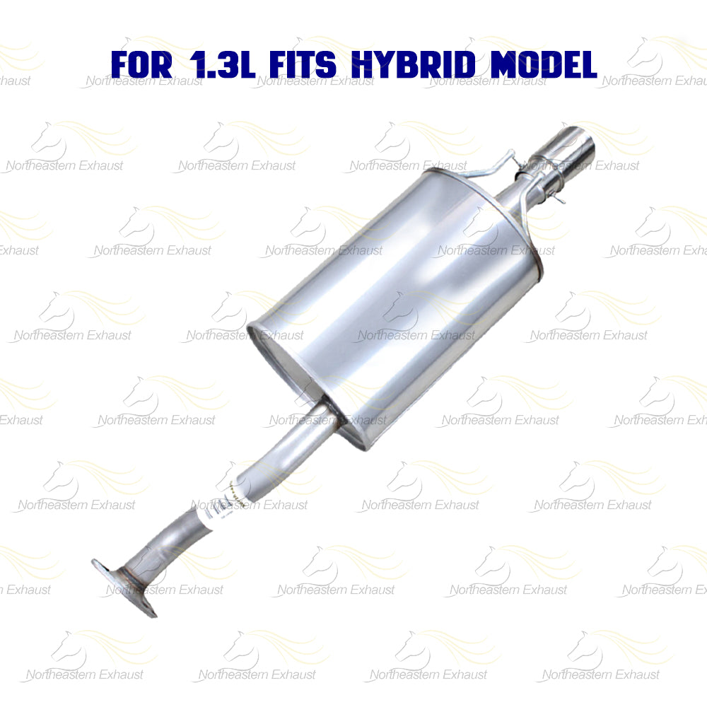 2006-2011 Honda Civic 1.3L & 1.8L Stainless Steel Rear Exhaust Muffler with Tip and hanger