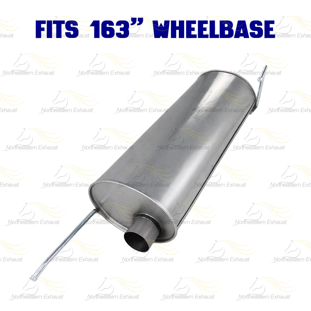2011-2014 Ford F-150 3.5L 163in WB Pair of Catalytic Resonator Flex Pipes Muffler Kit - EPA Approved