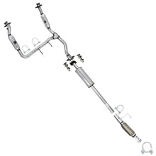 2011-2014 Ford F-150 3.5L 163in WB Pair of Exhaust Catalytic & Resonator w/ Flex Pipe Kit - EPA Approved