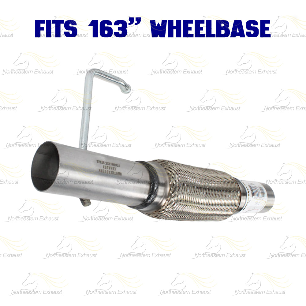 2011-2014 Ford F-150 3.5L 163in WB Pair of Exhaust Catalytic & Resonator w/ Flex Pipe Kit - EPA Approved