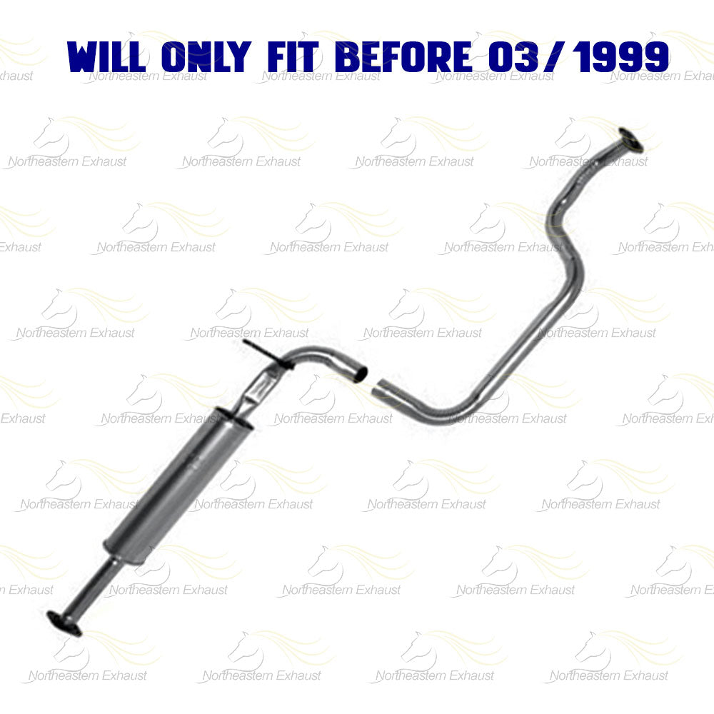 1995-1999 Nissan Maxima 3.0L Muffler Resonator Pipe Exhaust System Kit