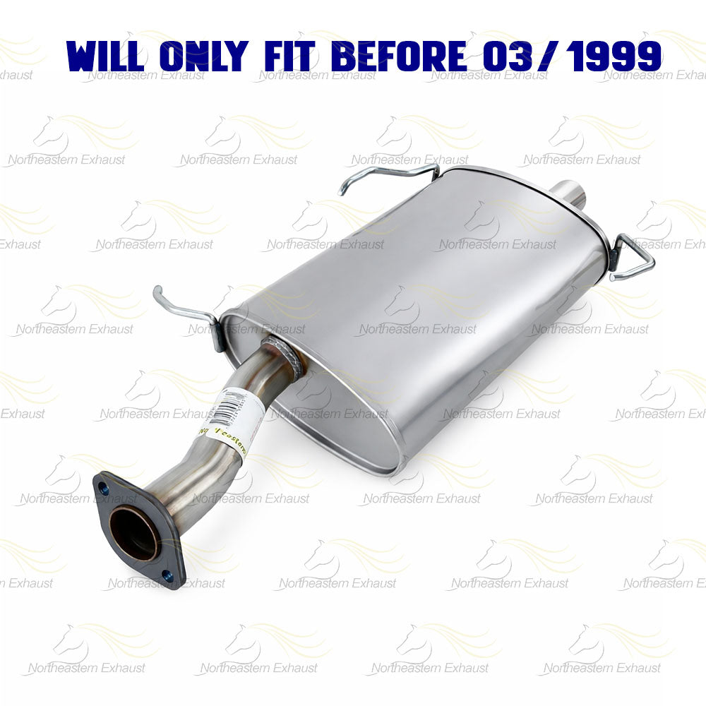 1995-1999 Nissan Maxima 3.0L Muffler Resonator Pipe Exhaust System Kit