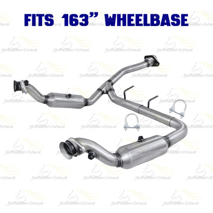 2011-2014 Ford F-150 3.5L 163in WB Passenger & Driver Side Exhaust Catalytic & Resonator Kit - EPA Approved