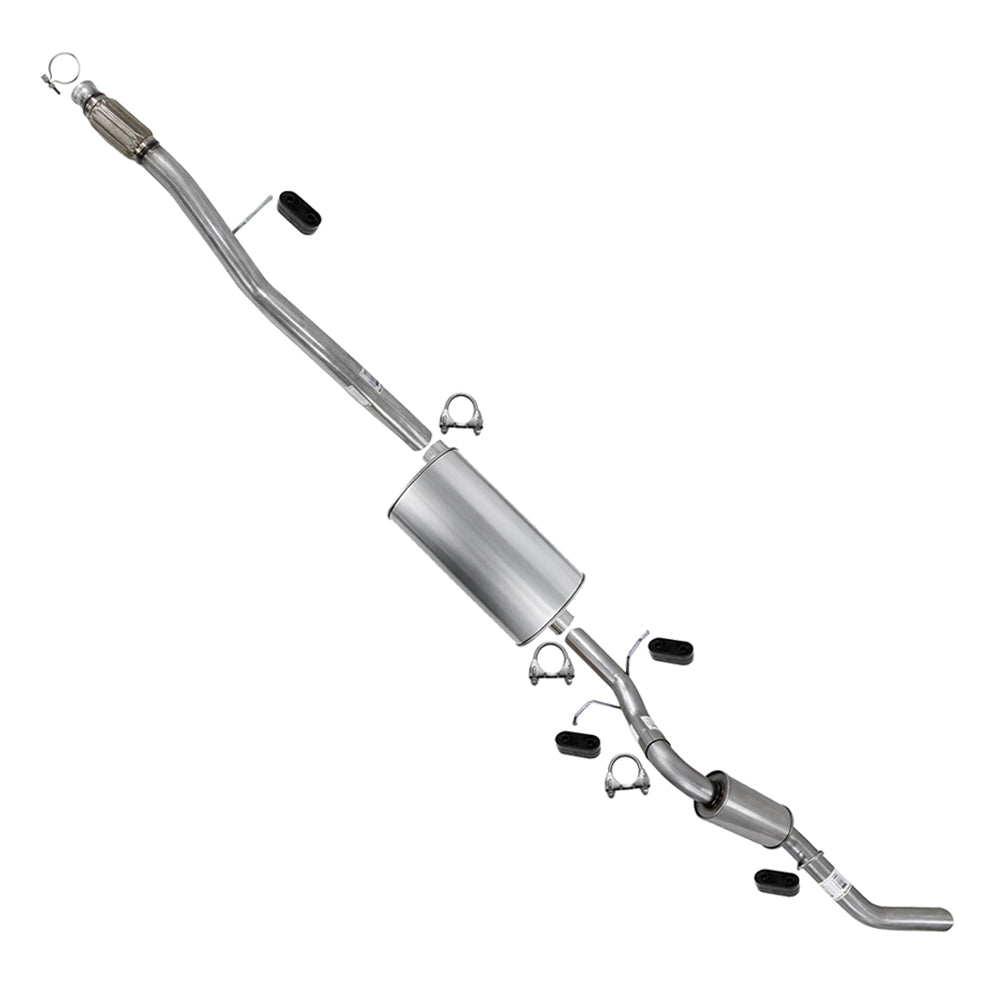 Stainless Steel Cat-Back Exhaust System for 2014-2018 GMC Sierra 1500 5.3L |  2014-2018 Chevy Silverado 1500 5.3L | 153in WB