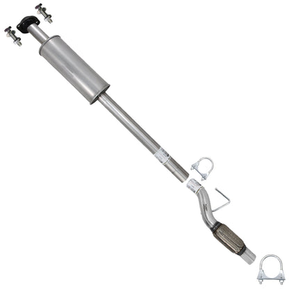 2011-2014 Ford F-150 3.7L 163in WB Stainless Steel Exhaust Resonator and Flex Pipe Kit