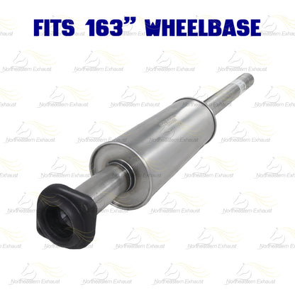2011-2014 Ford F-150 3.7L 163in WB Stainless Steel Exhaust Resonator and Flex Pipe Kit