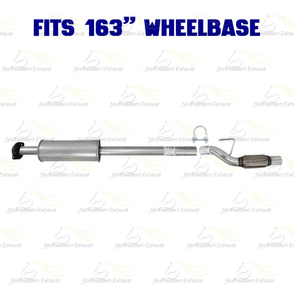 2011-2014 Ford F-150 3.7L 163in WB Stainless Steel Exhaust Resonator and Flex Pipe Kit