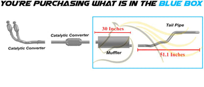 2002-2004 Jeep Grand Cherokee 4.0L 4.7L Muffler and Tail Pipe Exhaust