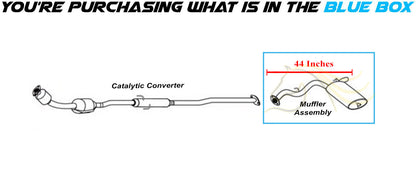 2009-2010 Pontiac Vibe 1.8L Stainless Steel Exhaust Muffler Assembly