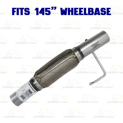 2011-2014 Ford F-150 3.5L 145in WB Stainless Steel Exhaust Resonator & Flex Pipe