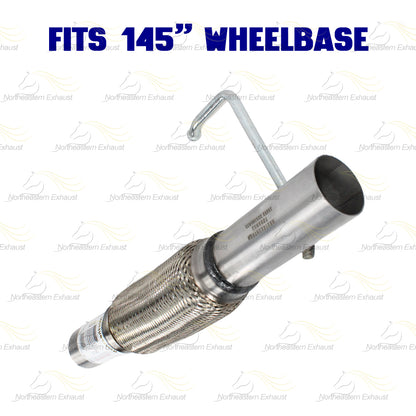 2011-2014 Ford F-150 3.5L 145in WB Pair of Exhaust Catalytic Resonator w/ Flex Pipe & Muffler Kit - EPA Approved