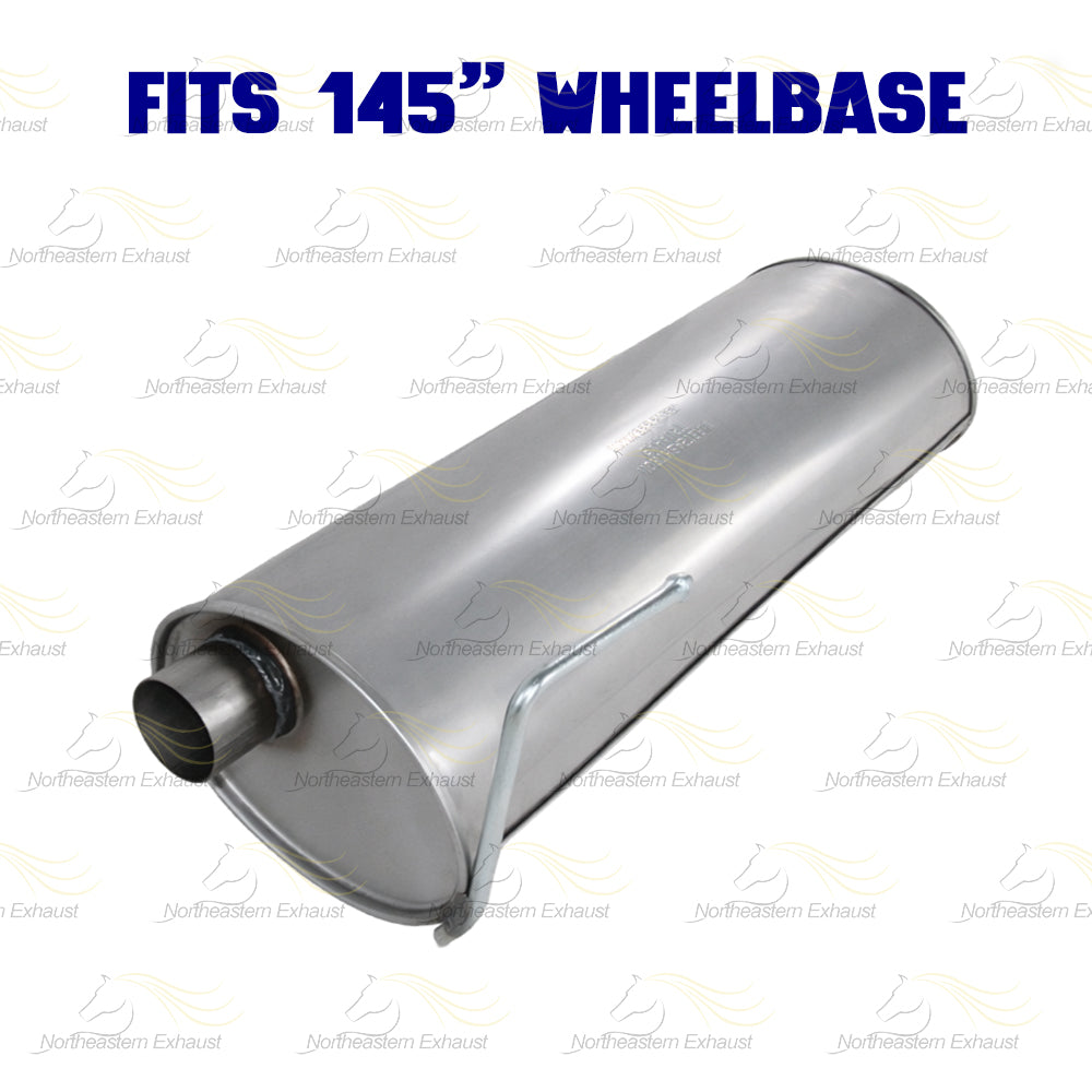 2011-2014 Ford F-150 3.5L 145in WB Pair of Exhaust Catalytic Resonator w/ Flex Pipe & Muffler Kit - EPA Approved