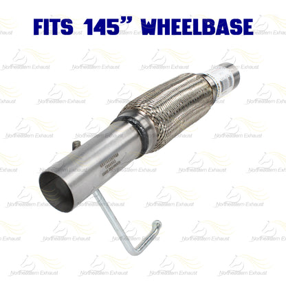 2011-2014 Ford F-150 3.5L 145in WB Pair of Exhaust Catalytic & Resonator w/ Flex Pipe Kit - EPA Approved