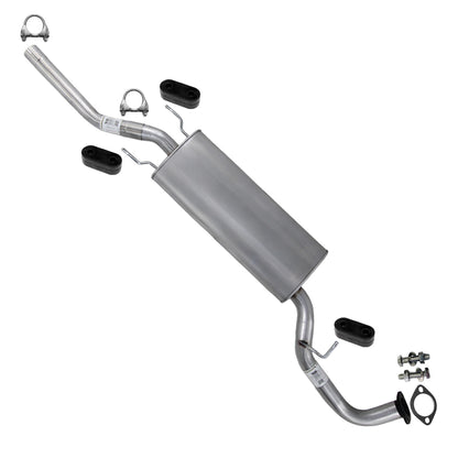 Stainless Steel Exhaust Muffler Assembly for 2013-2018 Hyundai Santa Fe Sport 2.4L | 2014-2015 Kia Sorento 2.4L