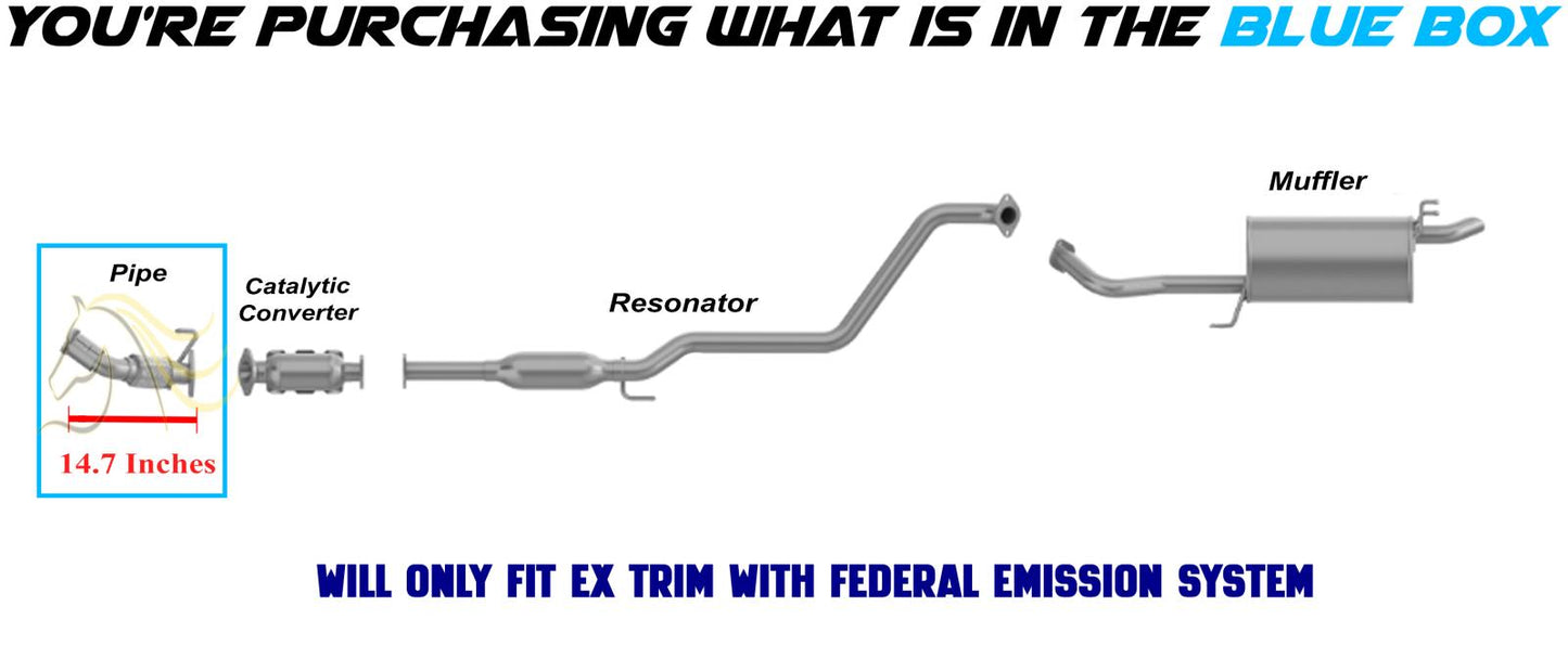 2013-2018 Kia Forte 2.0L Exhaust Front Pipe