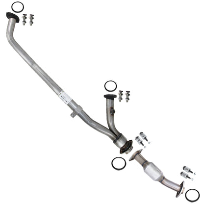 2011-2016 Toyota Sienna 3.5L F.W.D Exhaust Rear Catalytic w/ Y Pipe Kit - EPA Approved