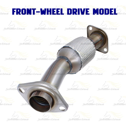 2011-2016 Toyota Sienna 3.5L F.W.D Exhaust Rear Catalytic w/ Y Pipe Kit - EPA Approved