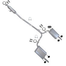 2005-2012 Toyota Avalon 3.5L Exhaust Resonator Pipe and Pair of Muffler