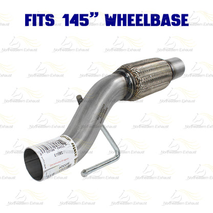 2011-2014 Ford F-150 3.7L 145in WB Stainless Steel Exhaust Resonator and Flex Pipe Kit