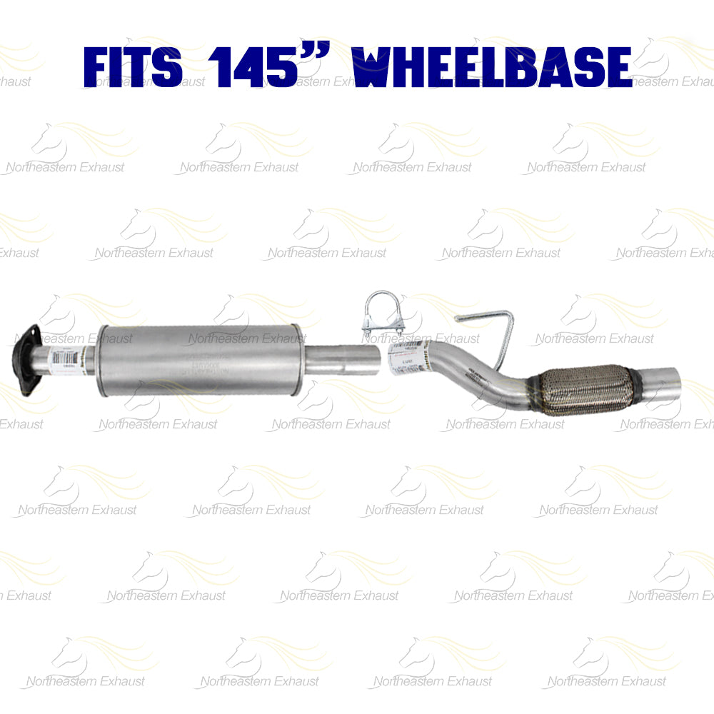 2011-2014 Ford F-150 3.7L 145in WB Stainless Steel Exhaust Resonator and Flex Pipe Kit