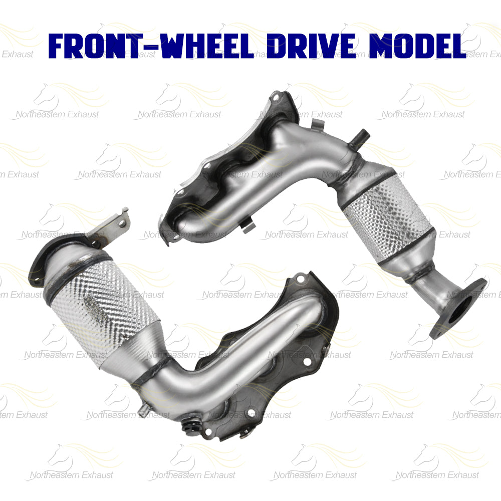2011–2016 Toyota Sienna 3.5L FWD Exhaust Pair of Exhaust Manifold Converter Kit - EPA Approved