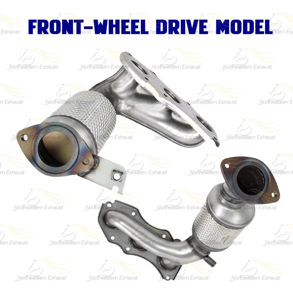 2011–2016 Toyota Sienna 3.5L FWD Exhaust Pair of Exhaust Manifold Converter Kit - EPA Approved