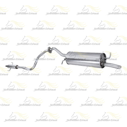 2004-2009 Toyota Prius 1.5L Exhaust Resonator Pipe and Muffler w/ Hangers