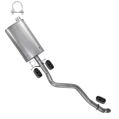 1996–2004 GMC Sonoma 4.3L 4WD Exhaust Muffler and Tail Pipe w/ Hangers System Kit