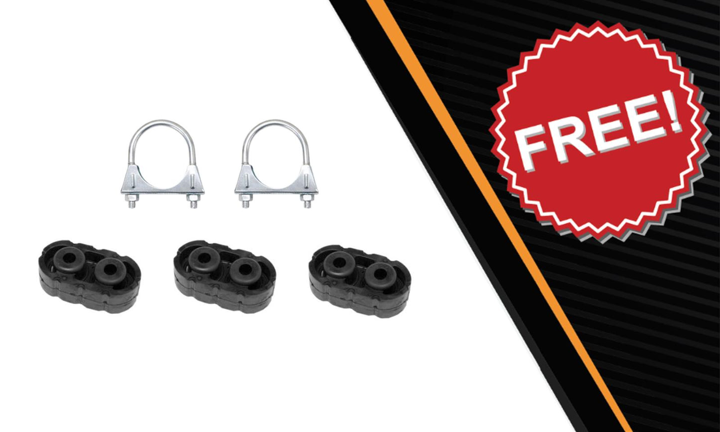 1996–2004 GMC Sonoma 4.3L 4WD Exhaust Muffler and Tail Pipe w/ Hangers System Kit