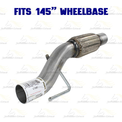 2011-2014 Ford F-150 3.7L 145in WB Pair of Catalytic Resonator Flex Pipes Muffler Exhaust System - EPA Approved