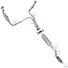 2011-2014 Ford F-150 3.7L 145in WB Pair of Exhaust Catalytic Resonator & Flex Pipe Kit - EPA-Approved