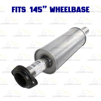 2011-2014 Ford F-150 3.7L 145in WB Pair of Exhaust Catalytic Converter Resonator Kit - EPA-Approved