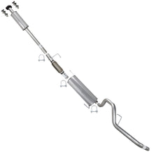 2011-2014 Ford F-150 3.5L 163" WB Stainless Steel Resonator Flex Pipe w/ Muffler & Tail Pipe Kit