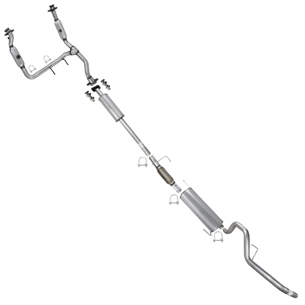 2011-2014 Ford F-150 3.5L 163in WB Stainless Steel Complete Exhaust System Kit - EPA Approved