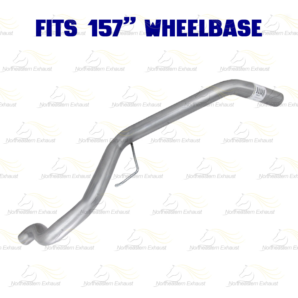 2011-2014 Ford F-150 3.5L 157in WB Stainless Steel Resonator Flex Pipe with Muffler & Tail Pipe Kit