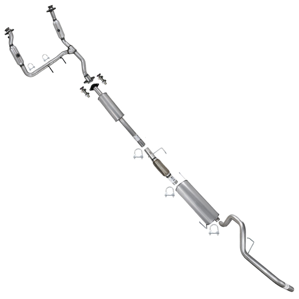2011-2014 Ford F-150 3.5L 157in WB Stainless Steel Complete Exhaust System Kit - EPA Approved