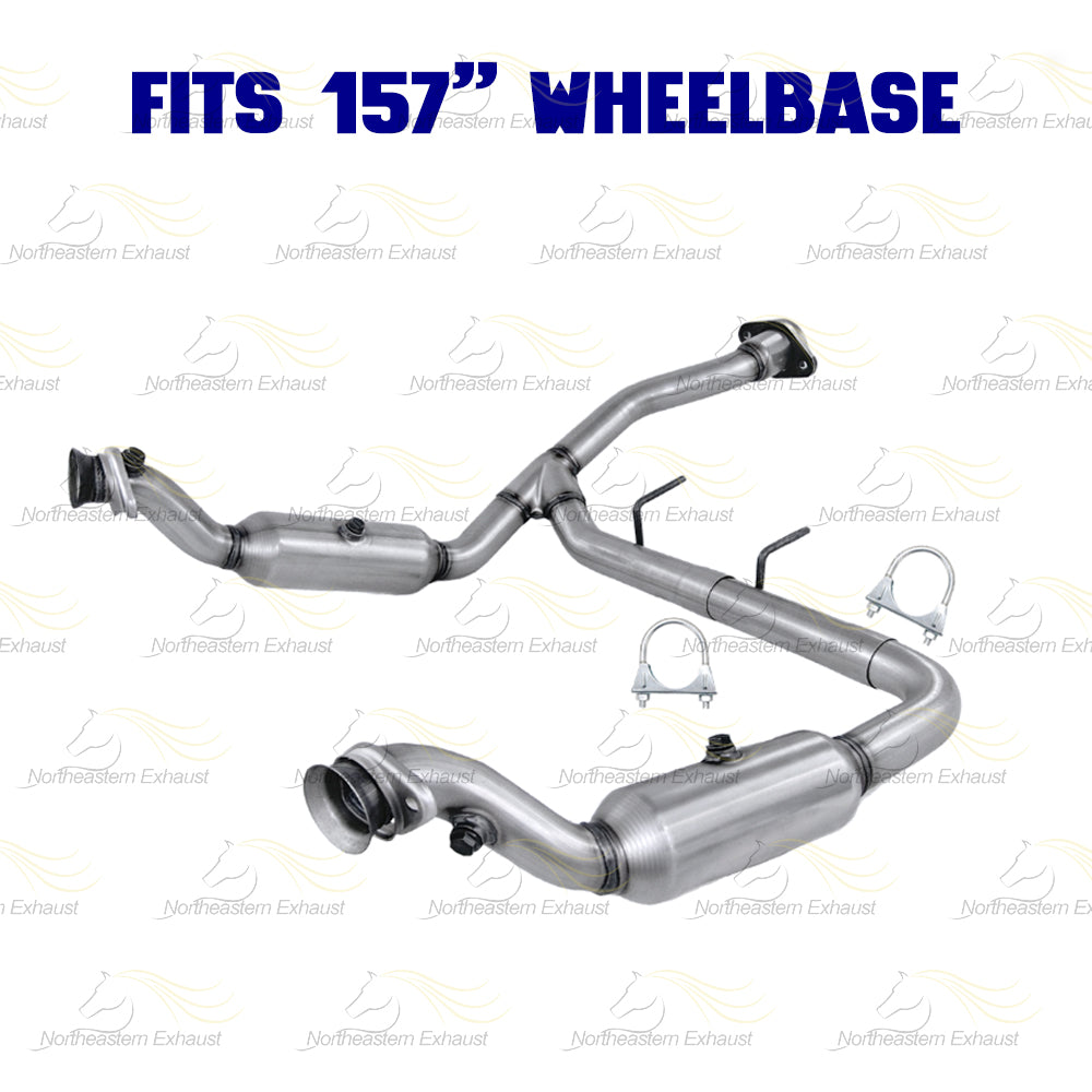 2011-2014 Ford F-150 3.5L 157in WB Stainless Steel Complete Exhaust System Kit - EPA Approved