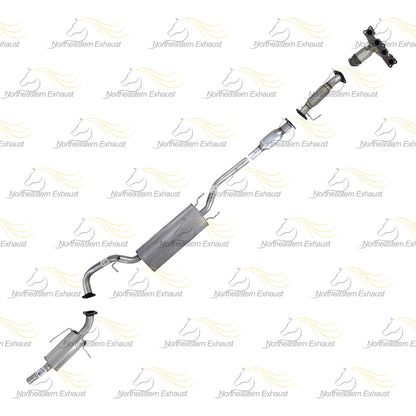2013-2016 Hyundai Santa Fe Sport 2.4L EPA-Approved Complete Exhaust System