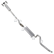 2011-2014 Ford F-150 3.7L 163in WB Stainless Steel Resonator Flex Pipe with Muffler & Tail Pipe Kit
