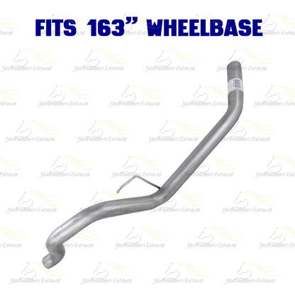 2011-2014 Ford F-150 3.7L 163in WB Stainless Steel Resonator Flex Pipe with Muffler & Tail Pipe Kit