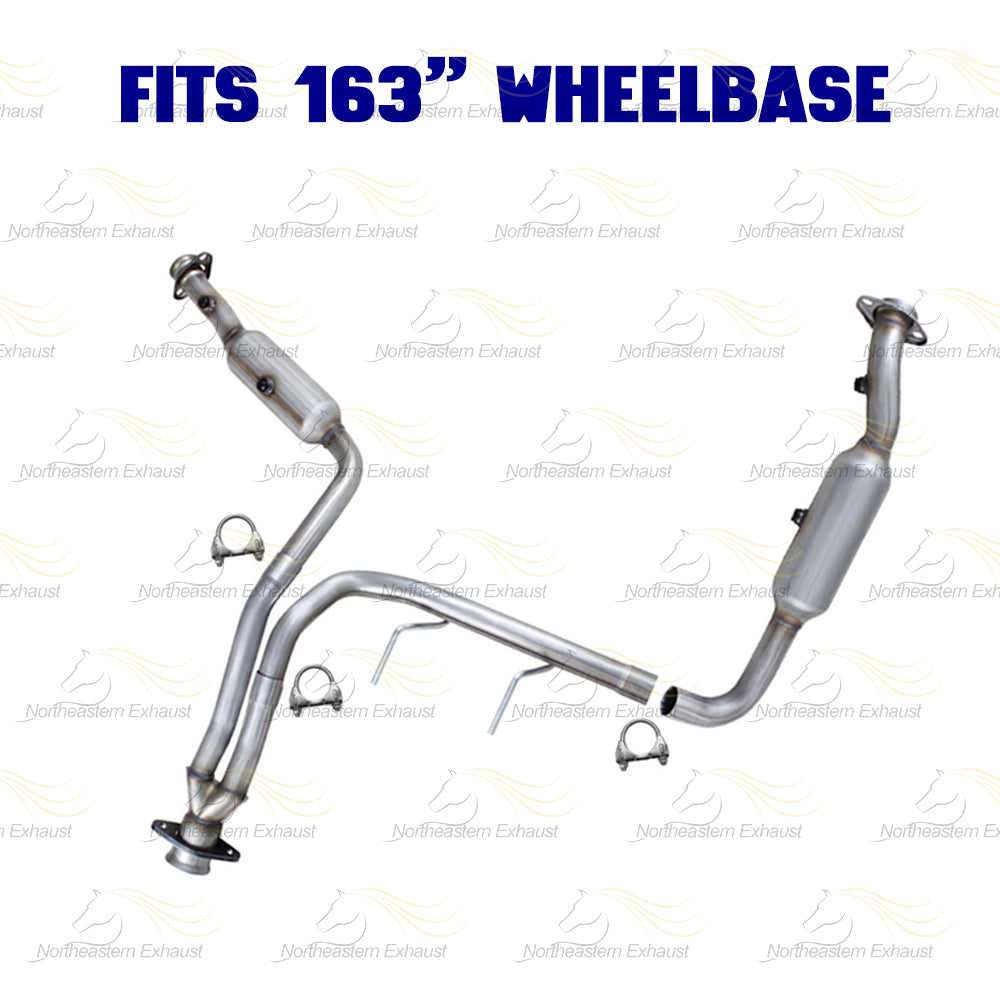 2011-2014 Ford F-150 3.7L 163in WB Stainless Steel Complete Exhaust System - EPA Approved