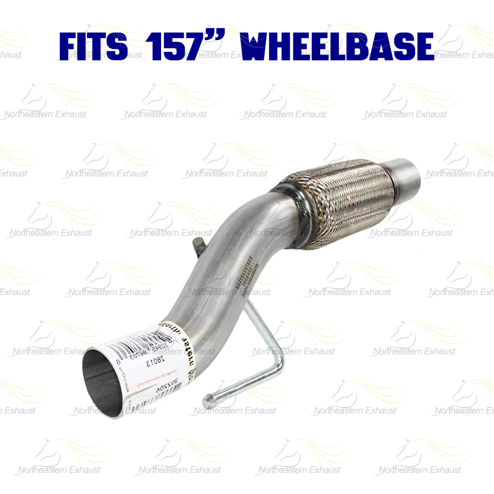 2011-2014 Ford F-150 3.7L 157in WB Stainless Steel Complete Exhaust System - EPA Approved