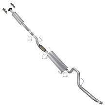 2011-2014 Ford F-150 3.7L 157in WB Stainless Steel Resonator Flex Pipe with Muffler & Tail Pipe Kit