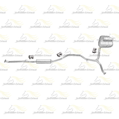 2018-2020 Honda Accord 1.5L Exhaust Muffler Assembly