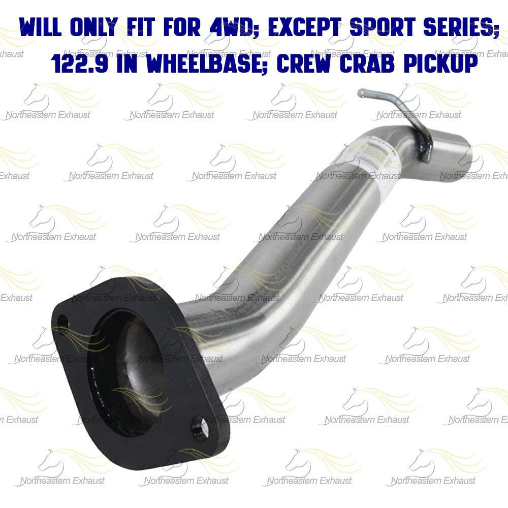 2001-2004 Chevy S10 4.3L Exhaust Extension Pipe Stainless Steel