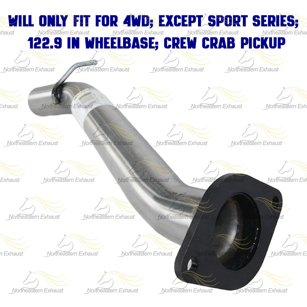 2001-2004 Chevy S10 4.3L Exhaust Extension Pipe Stainless Steel