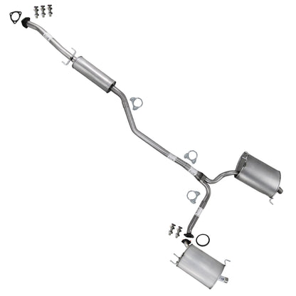 2009-2014 Acura TSX 2.4L SEDAN Exhaust Passenger Side Muffler Assembly & Driver Side Muffler Kit
